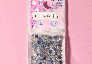 Стразы термо конус SS10 d.4мм (Стекло серебряный) 100шт