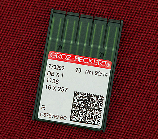 Иглы промышленные Groz-Beckert 1738 (DBx1) R №90